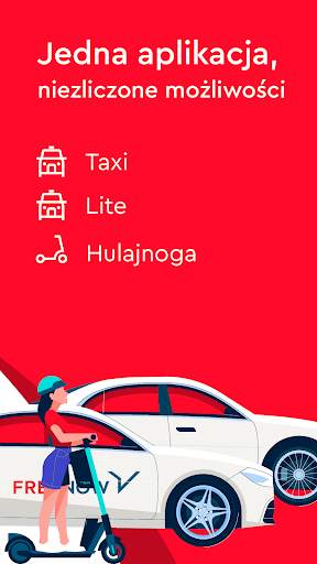 FREE NOW (mytaxi) - Przejazdy i hulajnogi TIER screenshot 1