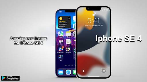 iPhone SE 4 Launcher,Wallpaper screenshot 2