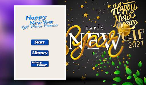 Happy New Year 2021 GIF Photo Frames screenshot 1