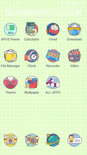 Young Club-APUS Launcher theme screenshot 2