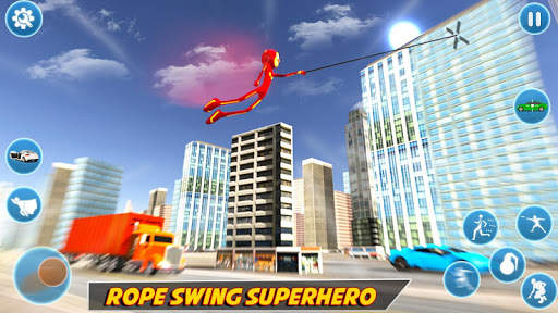 Poppy Rope Hero Stickman Games screenshot 5