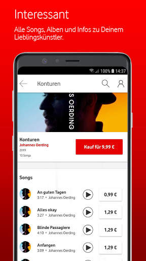 Vodafone Music Shop screenshot 4
