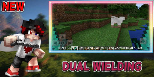 Dual Wielding Mod   Custom Shields for MCPE screenshot 2
