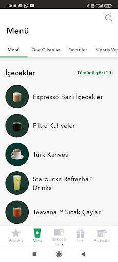 Starbucks Türkiye screenshot 3