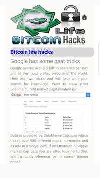 Bitcoin Life Hacks screenshot 2