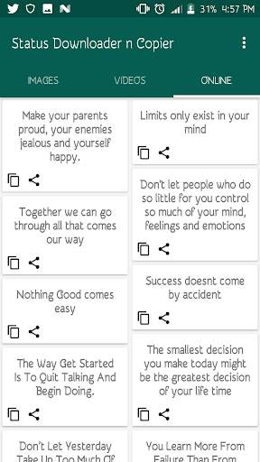 Status Downloader And Copier screenshot 3