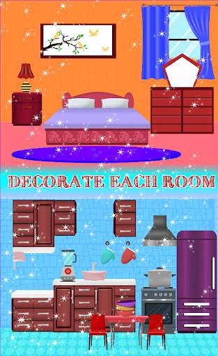 Desain dan dekorasi Rumah Putri Doll screenshot 3