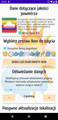 Prognoza Pogody i Jakość Powietrza z Widżetami screenshot 6