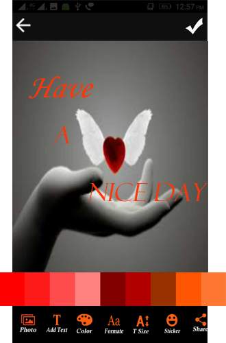 Photo Text Editor screenshot 1