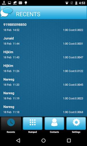 iCallMore Blue screenshot 4
