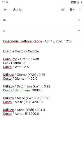 Ingegneria Elettrica Pacco screenshot 8