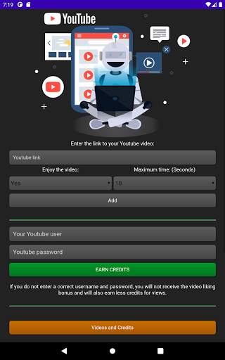 Youtube Visitor Robot - Increase your visits screenshot 3