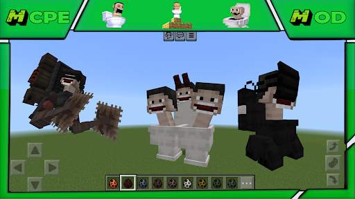 Mod Skibidi Toilet Minecraft screenshot 1