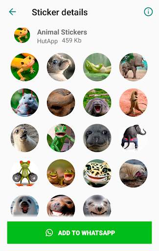 Animal Stickers for WhatsApp screenshot 6