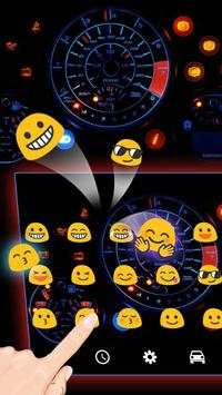 Hologram Car Keyboard Theme 3 تصوير الشاشة