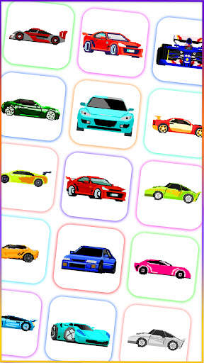 Racing Cars Pixel Art Coloring скриншот 8