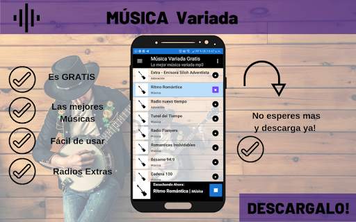 Música Variada gratis Mp3 - Radios música variada screenshot 5