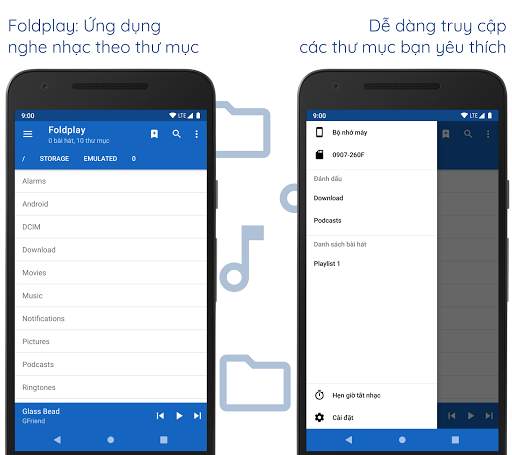 Foldplay: Nghe nhạc screenshot 1
