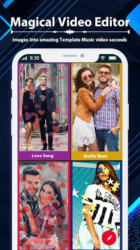 Magic Photo Video Status Maker - Video.ly 3 تصوير الشاشة