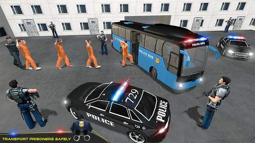 US Police Bus Transport Prison Break Survival Game screenshot 3