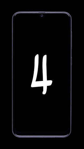 Oled Screen Number Wallpaper : Save Power Mode screenshot 4