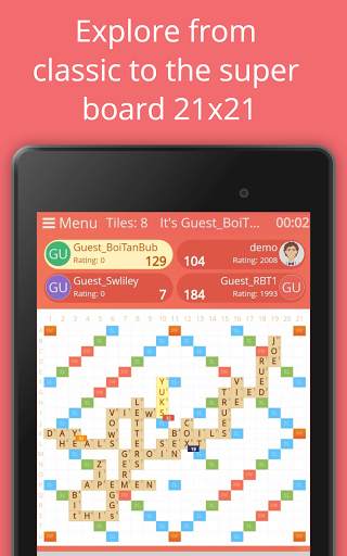 Rackword - Free real-time multiplayer word game screenshot 12