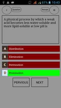 Pharmacology MCQs 4 تصوير الشاشة