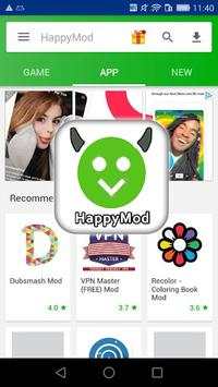New guide HappyMod -Pro Happy apps Manager screenshot 1