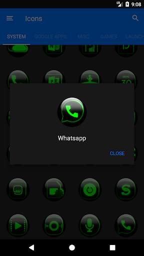 Green Glass Orb Icon Pack screenshot 6