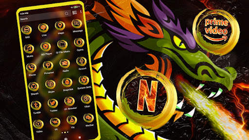 Angry Dragon Theme स्क्रीनशॉट 2