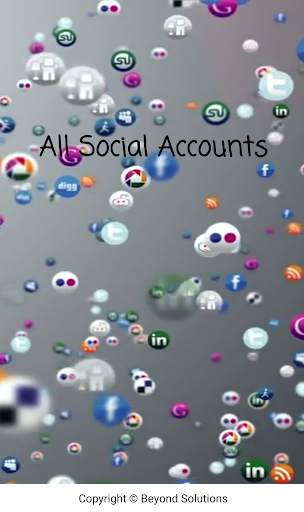 Social Accounts screenshot 1