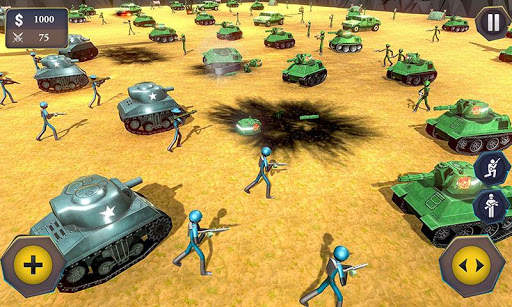 Battle Simulator World War 2 - Stickman Warriors screenshot 4