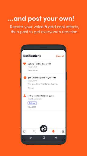 riffr - social (micro) podcasting screenshot 3