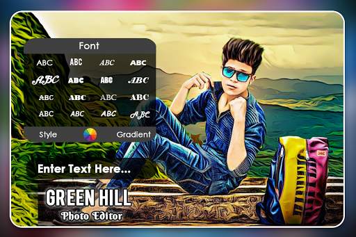 Green Hill Photo Editor screenshot 1