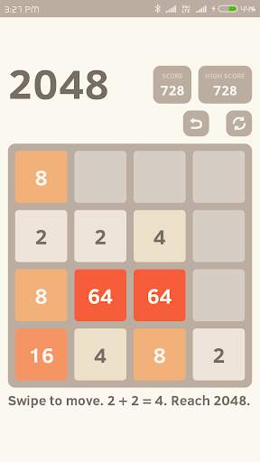 2048 Lite: No Ads, Faster, Lighter 2048 Game screenshot 2