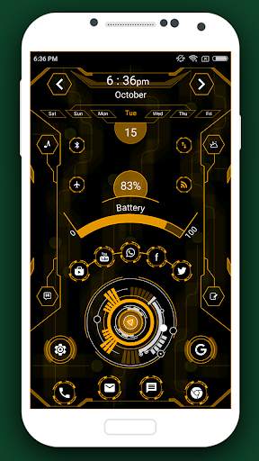 Hi-tech Innovative Launcher screenshot 11