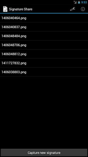 Signature Share screenshot 1