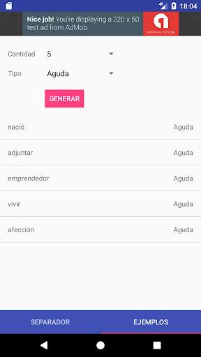 Separar en Sílabas скриншот 2