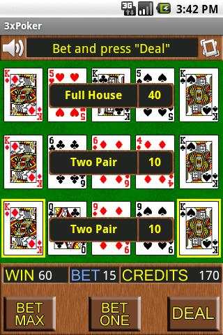 3X Poker screenshot 2