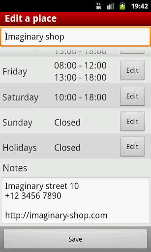 My Old Opening Hours screenshot 4