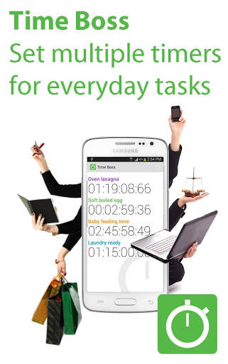 Time Boss: timer and stopwatch 2 تصوير الشاشة