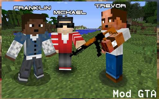 Craft The Auto Mod GTA For Minecraft 2021 screenshot 1