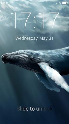 Blue Whale Lock Screen screenshot 3