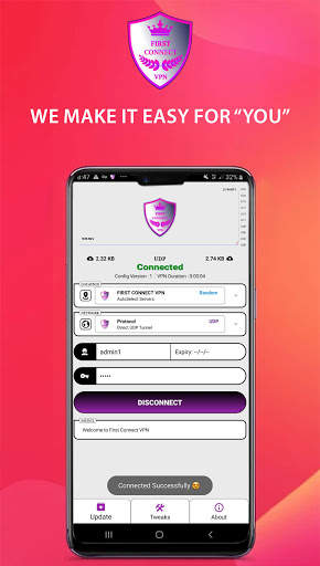FIRST CONNECT VPN screenshot 1