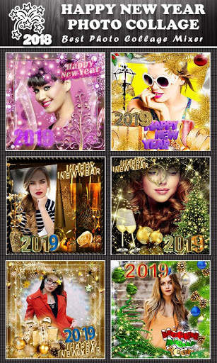 Happy New Year Photo Collage 2019 screenshot 7