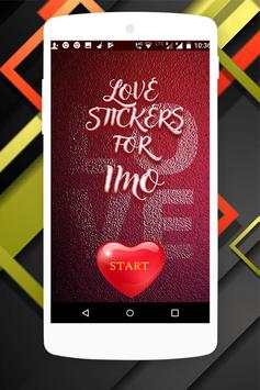 Love Stickers for IMO screenshot 1