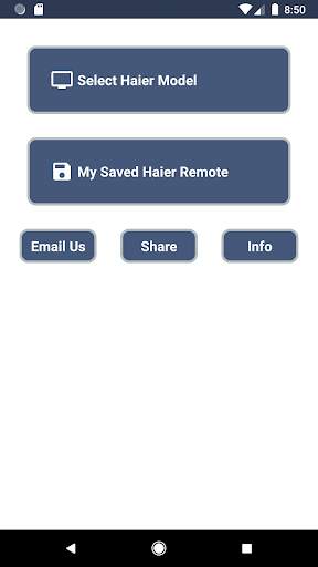 Haier TV Remote screenshot 1