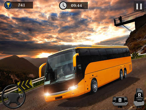 Uphill Off Road Bus Driving Simulator - Bus Games screenshot 17