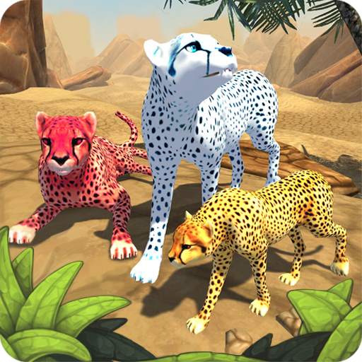 Cheetah Family Animal Sim 12