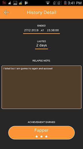 Fap Track - fapping tracker screenshot 2